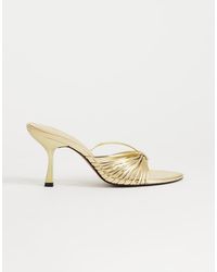 TOPSHOP - Simba Strappy Mule High Sandal - Lyst