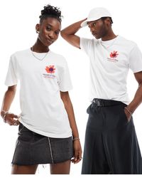 Obey - T-shirt unisex bianca con grafica "house of " sul retro - Lyst