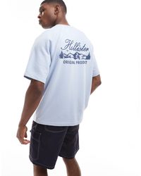 Hollister - Logo Short Sleeve Oversized Terry Sweatshirt - Lyst