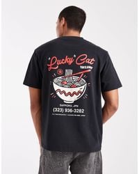 Threadbare - Relaxed Fit Takeaway Graphic Print T-shirt - Lyst