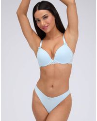 Boux Avenue - Sabrina Microfibre Thongs G-String Lace Back Comfy Knickers - Lyst