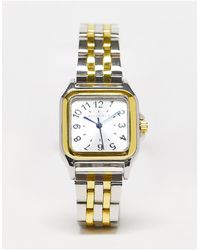 Bellfield Square Bracelet Watch - Metallic