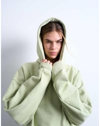 TOPSHOP - Premium Heavyweight Oversized Hoodie - Lyst