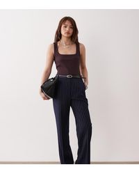 ASOS - Petite Tailored Slim Straight Pants - Lyst