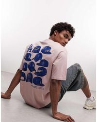 KTZ - La Dodgers Logo With Cap Back Graphic T-Shirt - Lyst