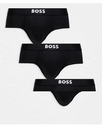 BOSS - 3-pack Front Icon Logo Hipster Briefs - Lyst