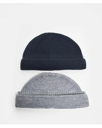 Only & Sons - 2 Pack Fisherman Beanie Hats - Lyst