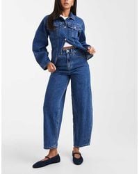 Vero Moda - Billie High Rise Barrel Leg Jeans - Lyst