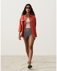 Oysho - 100% Linen Shirt With Pockets - Lyst