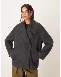 Mango - Wool Mix Short Tailored Jacket - Lyst