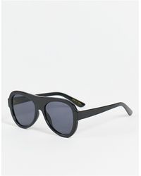 Mango Ryley Narrow Rye Sunglasses - Black