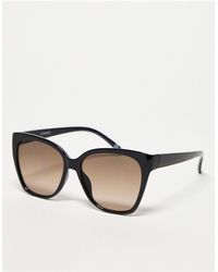 ASOS - Cat Eye Sunglasses With Lens - Lyst