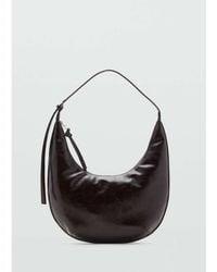 Mango - Half Moon Shoulder Bag - Lyst