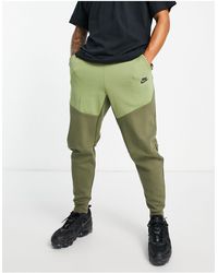 Nike - Joggers verde oliva medio - Lyst
