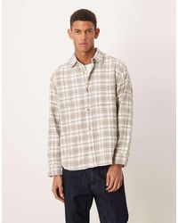 Abercrombie & Fitch - Long Sleeve Plaid Shirt - Lyst