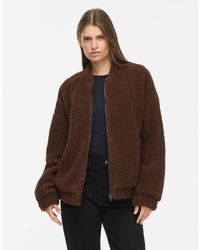 Vila - Ada Teddy Bomberjack Met Rits - Lyst