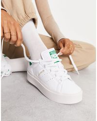 adidas Originals Superstar Bonega Platform Trainers in Black Lyst UK