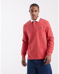 Tommy Hilfiger - Badge Logo Relaxed Fit Rugby Shirt - Lyst