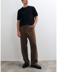 ASOS - Flexmaxtm Smart Wide Leg Pants - Lyst