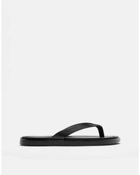Pull&Bear - – flache sandalen - Lyst