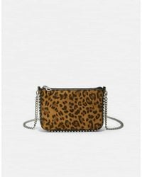 Stradivarius - Printed Mini Bag With Studs - Lyst