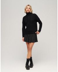 Superdry - Low Rise Pleated Mini Skirt - Lyst