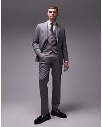TOPMAN - Stretch Slim Suit Trousers - Lyst