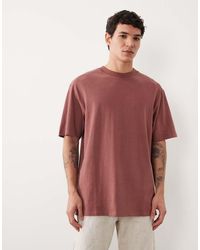 Threadbare - Ruimvallend T-Shirt Met Ronde Hals - Lyst