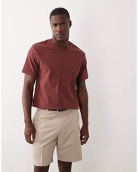 ASOS - Heavyweight Regular Fit T-shirt With Notch Neck - Lyst