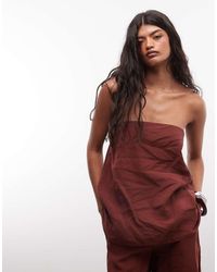 ASOS - Longline Bandeau Top - Lyst