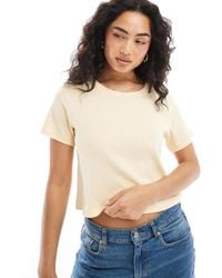 Monki - Shrunken Tee - Lyst