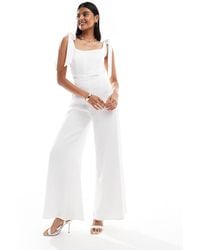 TFNC London - – bridal – satin-jumpsuit - Lyst