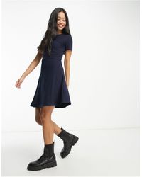 ONLY - Short Sleeve Skater Dress - Lyst