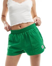 Converse - – retro chuck – shorts aus jerseystrick - Lyst