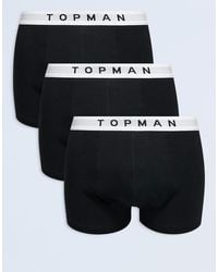 TOPMAN - 3 Pack Trunk - Lyst