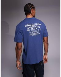 Barbour - Staithes Graphic Logo T-shirt With Back Print - Lyst