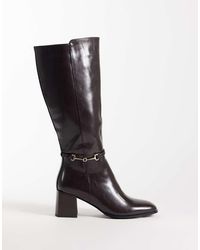 SIMMI - Simmi London Romee Knee Boots With Horsebit Detail - Lyst