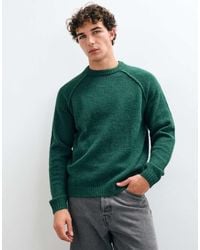 ASOS - Relaxed Knitted Crew Neck Jumper - Lyst