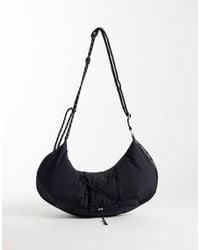 4505 - Studio Woven Cross Body Bag With Rope Detail - Lyst
