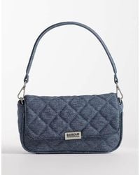 Barbour - Soho Logo Denim Mini Shoulder/crossbody Bag - Lyst