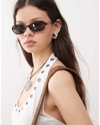 Weekday - Gafas De Sol Efecto Ovaladas De -Marrón - Lyst