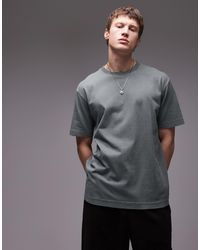 TOPMAN - Relaxed Washed T-shirt - Lyst