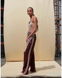 adidas - Originals x asos – trainingshose aus häkelstrick - Lyst
