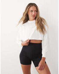 4505 - Heavyweight Cotton Drop Shoulder Cropped Long Sleeve T-shirt - Lyst