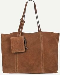 OFF THE HOOK - Lauryn Shopper Suede Tote Bag - Lyst
