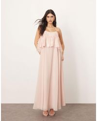 ARRANGE - Shard Sequin Layered Trapeze Cami Maxi Dress - Lyst