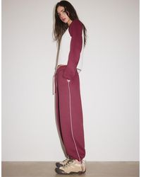 Stradivarius - toggle jogger Trousers - Lyst