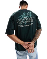 ASOS - T-shirt oversize con stampa di cherubini sulla schiena - Lyst