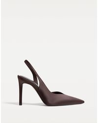 Stradivarius - – absatzschuhe aus satin - Lyst