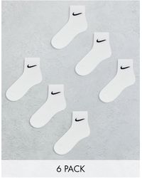 Nike - Everyday Cushioned 6 Pack Ankle Sock - Lyst